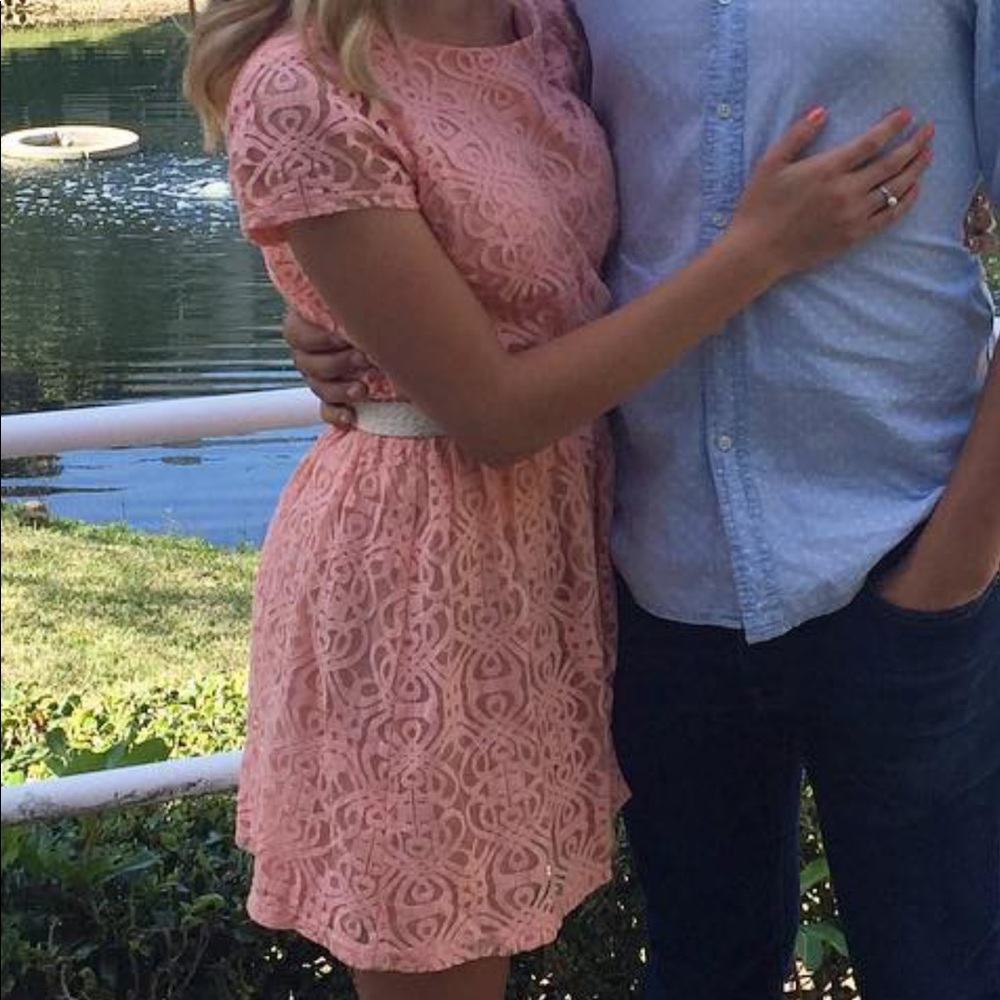 Lace Coral dress